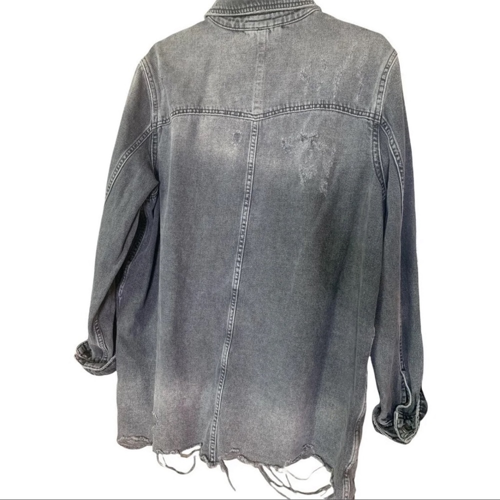 Free people distressed moon child jacket - Picture 3 of 7